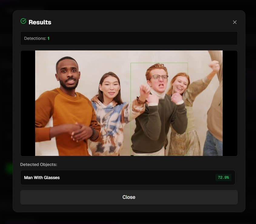 PHOTO 3: Test Detection: validate the prompt before rendering